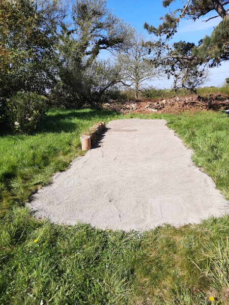 Création d'un terrain de pétanque